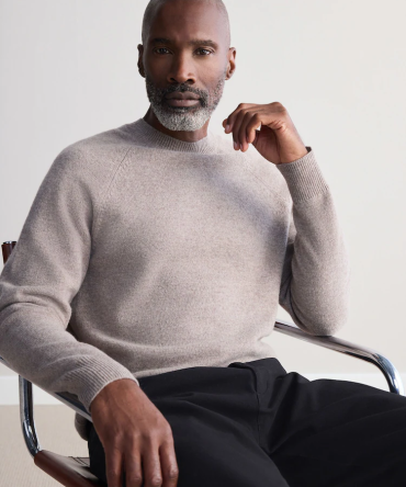 Next Neutral Crew Neck Regular Fit Signature 100% Merino Wool Midweight Jumper