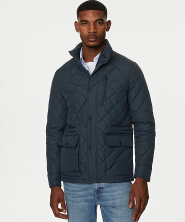 M&S Diamond Quilted Jacket