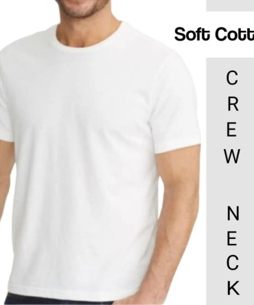 Loops Soft Cotton Crew Neck Vest