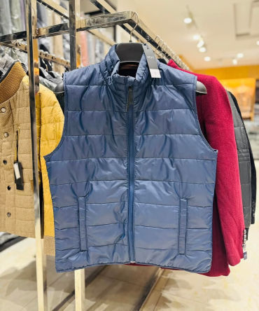 Next Navy Blue Sleeveless Jacket