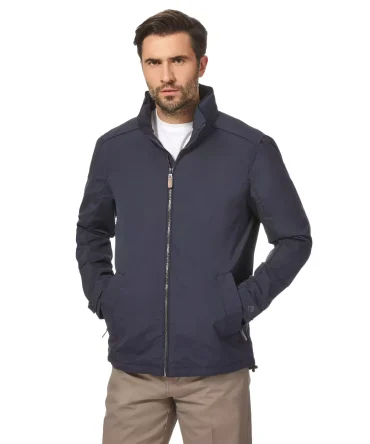 Maine New England - Navy 'Harrington' Lightweight Shower Resistant Jacket