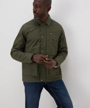 Lincoln Khaki Cord Collar Jacket
